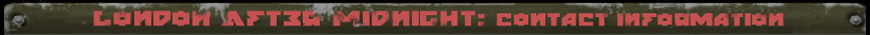 London After Midnight Mailing List